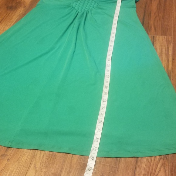 🥂 SOLD! 🥂Simple Elegant Teal 12-14 Dress - Picture 4 of 6